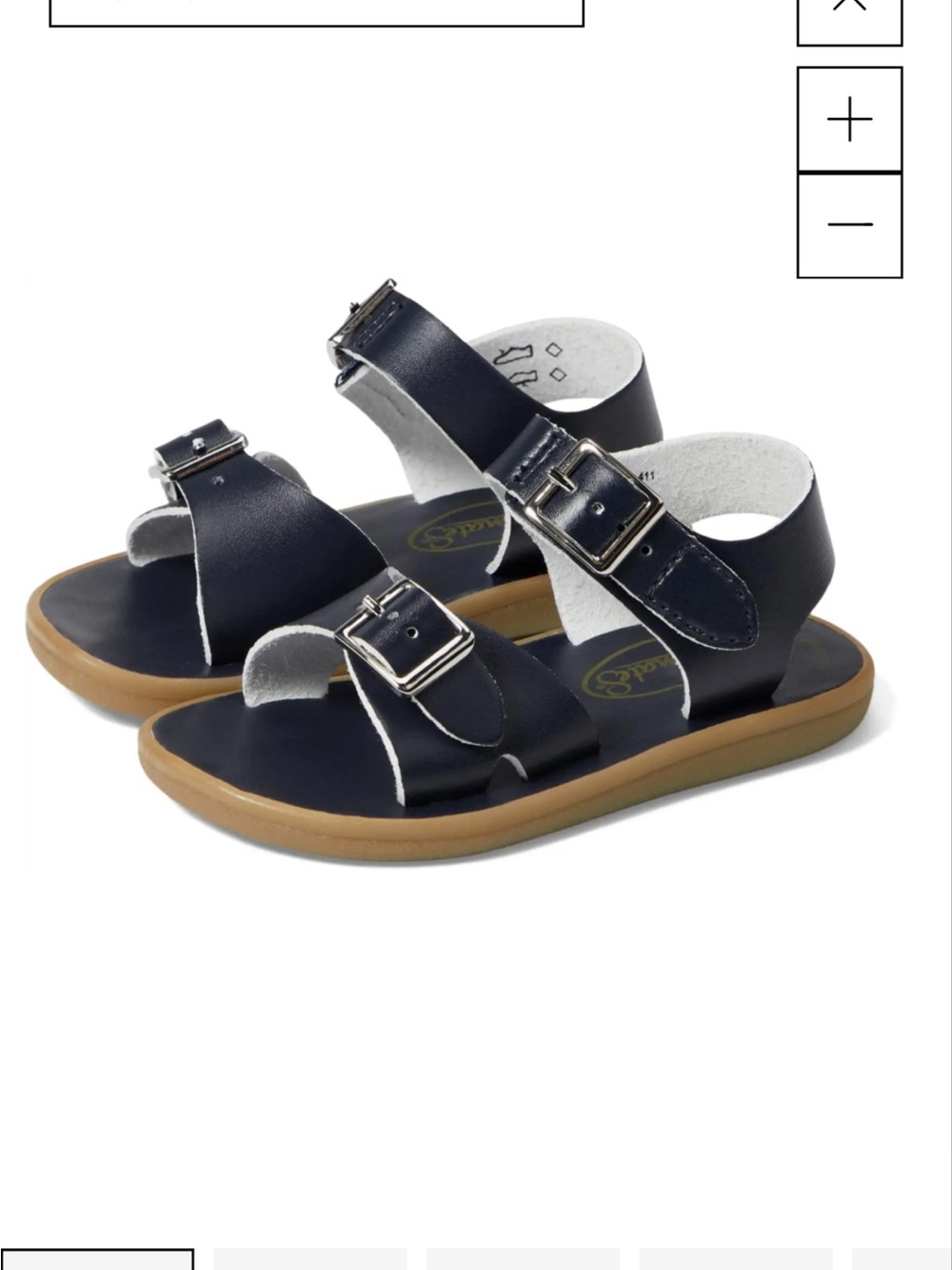 FootMates Eco Tide Kids Sandals- Navy